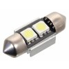 73658 3 zarovka 2 smd led 12v suf sv8 5 32mm s rezistorem can bus ready bila
