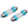 73580 3 zarovka 4led 12v suf sv8 5 38mm modra 2ks