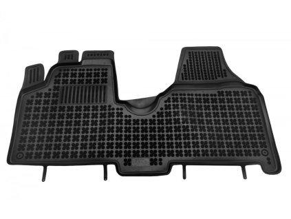 Plastové autokoberce Citroen JUMPY II 2007-2016 - verze s textilním kobercem, přední koberec s extra materiálem na straně řidiče