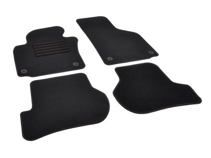 Textilní autokoberce Standard pasující na Škoda Octavia II 2005-2013 (4x kulatá fixace)