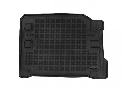 Gumová vana do kufru REZAW Jeep WRANGLER UNLIMITED JL verze s jednou podlahou kufru, 4xe Plug in Hybrid (PHeV), verze se zvukovým systémem ALPINE, s odkládací přihrádkou pod podlahou kufru, 4-dv verze 2021-