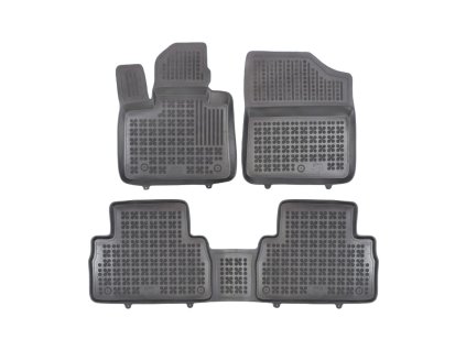 Plastové autokoberce Hyundai SANTA FE IV Hybrid, 5m, facelifting 2020-