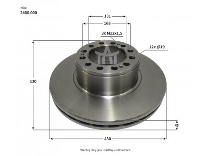 144 kotouc brzdovy saf skrb 9022 22 5