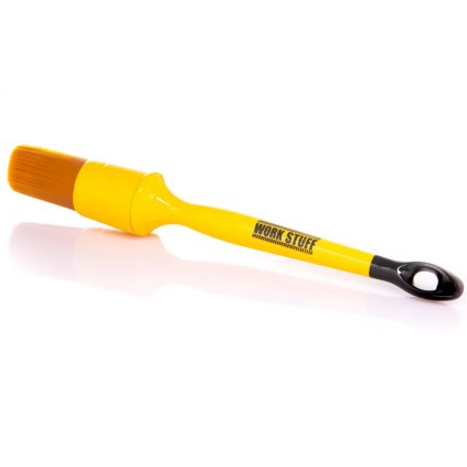 Jemný detailingový štětec na interiér auta Work Stuff Albino Orange 30 mm