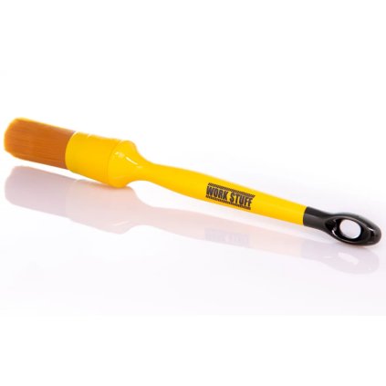 Jemný detailingový štětec na interiér auta Work Stuff Albino Orange 24 mm