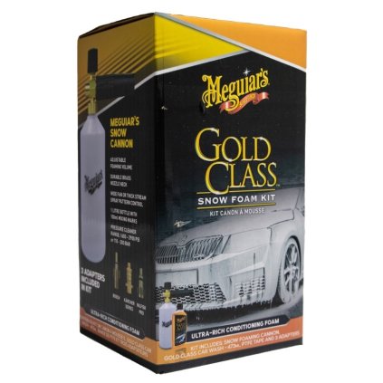 Meguiar's Gold Class Snow Foam Kit - sada napěňovače a autošamponu Meguiar's Gold Class, 473 ml