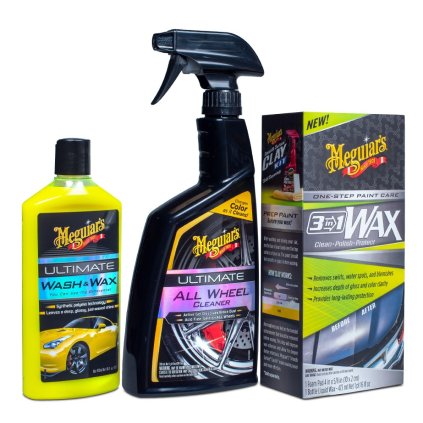 Sada péče o exteriér - mytí, čištění a voskování - Meguiar's Essentials Car Care Kit