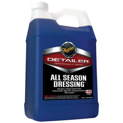 Meguiar's All Season Dressing - přípravek pro renovaci a ochranu exteriérových plastů a pneumatik, 3,78 l