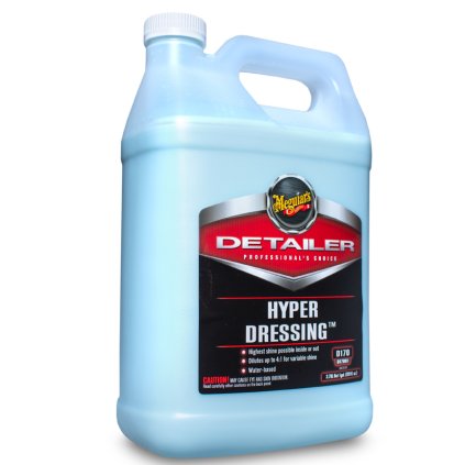 Meguiar's Hyper Dressing - profesionální ochrana plastů, vinylu a gumových povrchů s volitelným výsledným finišem, 3,78 l