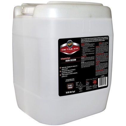 Meguiar's Professional Wheel & Paint IRON DECON - pH neutrální čistič disků s přebarvováním do ruda + chemická dekontaminace karoserie, 18,93 l