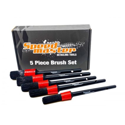Speed Master 5 Piece Brush Set - sada detailingový štětců, 5 ks