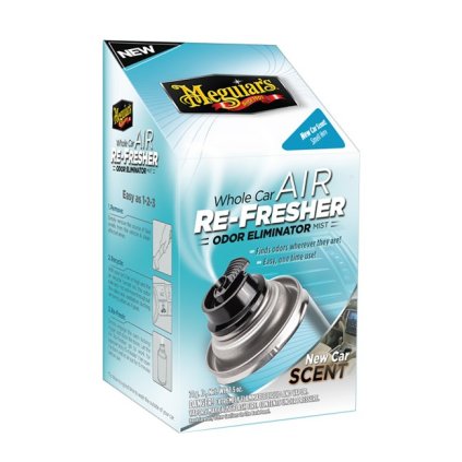 Meguiar's Air Re-Fresher Odor Eliminator - New Car Scent - čistič klimatizace + pohlcovač pachů + osvěžovač vzduchu, vůně nového auta, 71 g