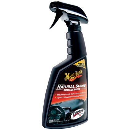 Meguiar's Natural Shine Vinyl & Rubber Protectant - ochrana interiérových plastů, přirozený vzhled (nedodává lesk), 473 ml