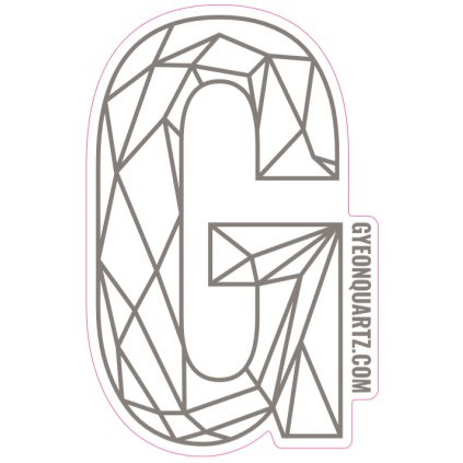 Gyeon G Sticker Silver 400x254.8 mm