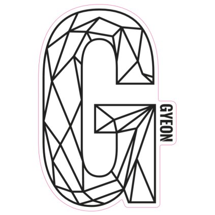 Gyeon G Sticker Black 200x131.3 mm