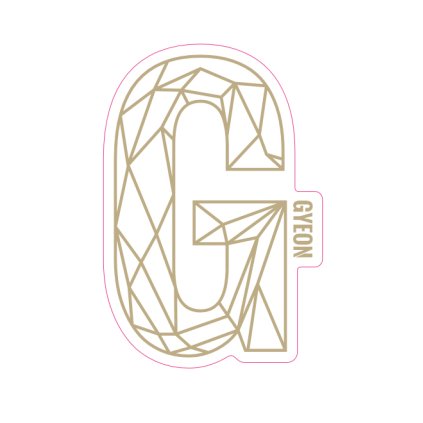 Gyeon G Sticker Gold 100x65.6 mm