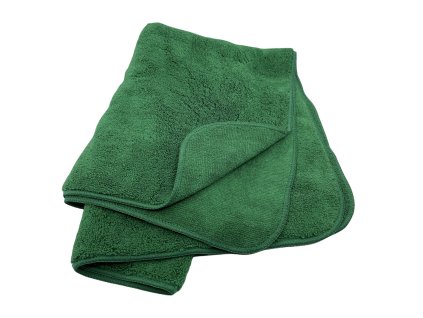 MIKROVLÁKNOVÝ HRUBÝ RUČNÍK ZELENY 450g/m