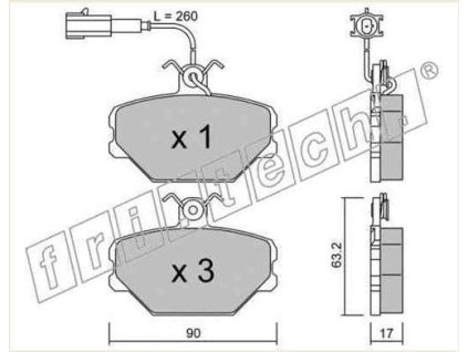 26955 brzdove desky fiat tempra tipo