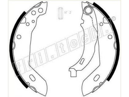 27297 brzdove celisti renault 11 19 i ii 9 clio i rapid super 5