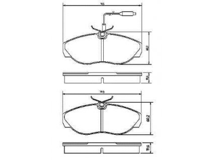 Brzdové desky přední Fiat Ducato do 08/1999