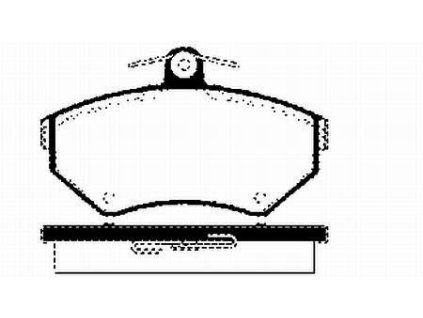 Brzdové desky přední VW Caddy II, Golf III,IV, Lupo, Polo, Vento