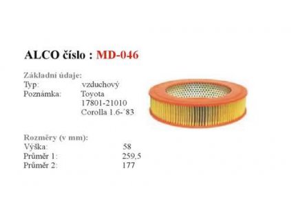 40917 vzduchovy filtr daihatsu charmant