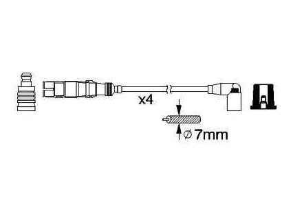 44484 zapalovaci kabely sada audi a3 a4