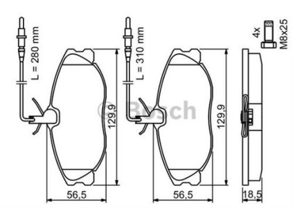 44514 brzdove desky peugeot 306 406 607