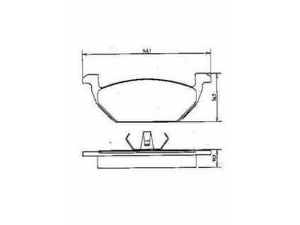 44532 brzdove desky predni sada vw beelte bora caddy iii cc eos fox golf iv v vi jetta iii new beetle passat polo scirocco touran up