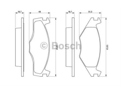 44628 brzdove desky predni vw caddy i citygolf golf i ii iii jetta i ii passat santana scirocco vento