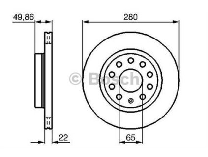 44712 brzdovy kotouc predni vw beetle caddy iii eos golf plus golf v vi jetta iii iv