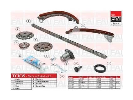 47511 sada rozvodoveho retezu toyota auris avensis celica corolla mr 2 iii rav 4 ii
