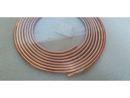 Brzdová trubka měděná průměr 10 mm, 5 metrů