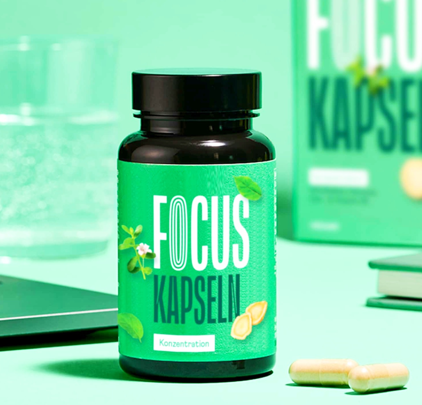 Prírodné tablety na mozog a voľnopredajná náhrada za lieky na predpis pre podporu pri liečbe ADHD a hyperaktivity