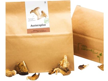 Kvalitná BIO Hlivy ustricovej Autolux - prémiové sušené huby na podporu imunity a proti bradaviciam