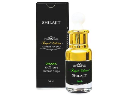Kráľovské Shilajit Mumio Kvapky (Royal Edition) - 100% Prírodný Himalájsky Extrakt