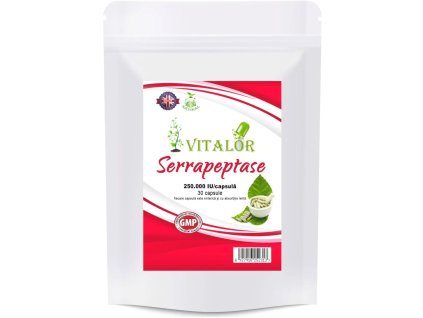 Najlepšia Serapeptáza 250 000 IU kapsule Autolux: Enzým pre ľudí, cievy a dýchanie