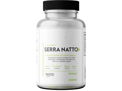 Serra Natto Plus tabletky so serrapeptázou a nattokinázou na podporu ciev a proti zápalu + Rutín, Bromelaín