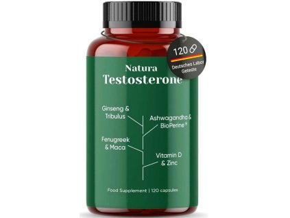 Top Testosterone booster: Rastový hormón HGH + Ashwagandha + Maca