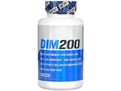 DIM Diindolylmetán Autolux 200mg s Bioperine - prírodný extrakt z brokolice na hormonálnu rovnováhu a metabolizmus estrogénu