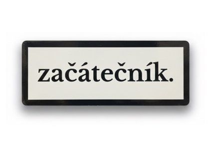 začátečník značka na auto samolepka magnet