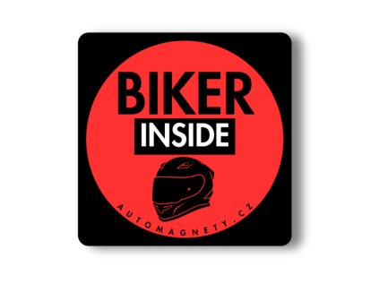 Magnet na auto – BIKER INSIDE