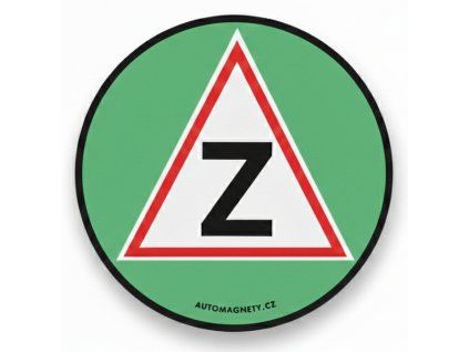 magnetická značka na auto začátečník kruh