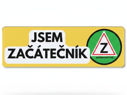 magnetka na auto jsem začátečník
