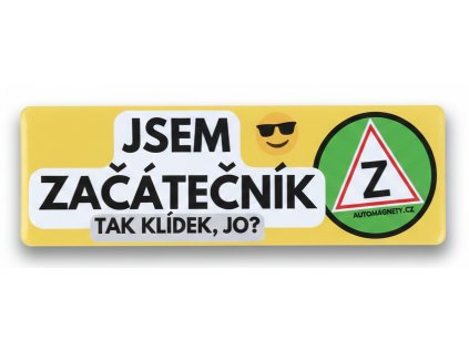magnetka na auto jsem začátečník