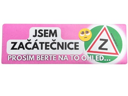 jsem začátečnice magnet na auto