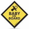 magnetická značka na auto baby on board