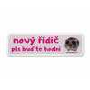 magnet na auto nový řidič