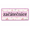 začátečnice magnet na auto značka hlavní foto