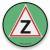 magnetická značka na auto začátečník kruh